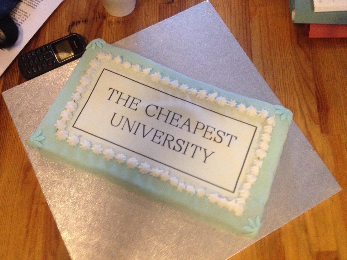 Cheapest Cake — The Cheapest University