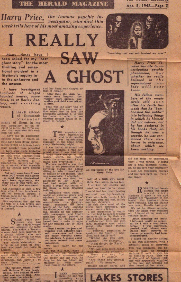 Isaw a ghost — The Cheapest University